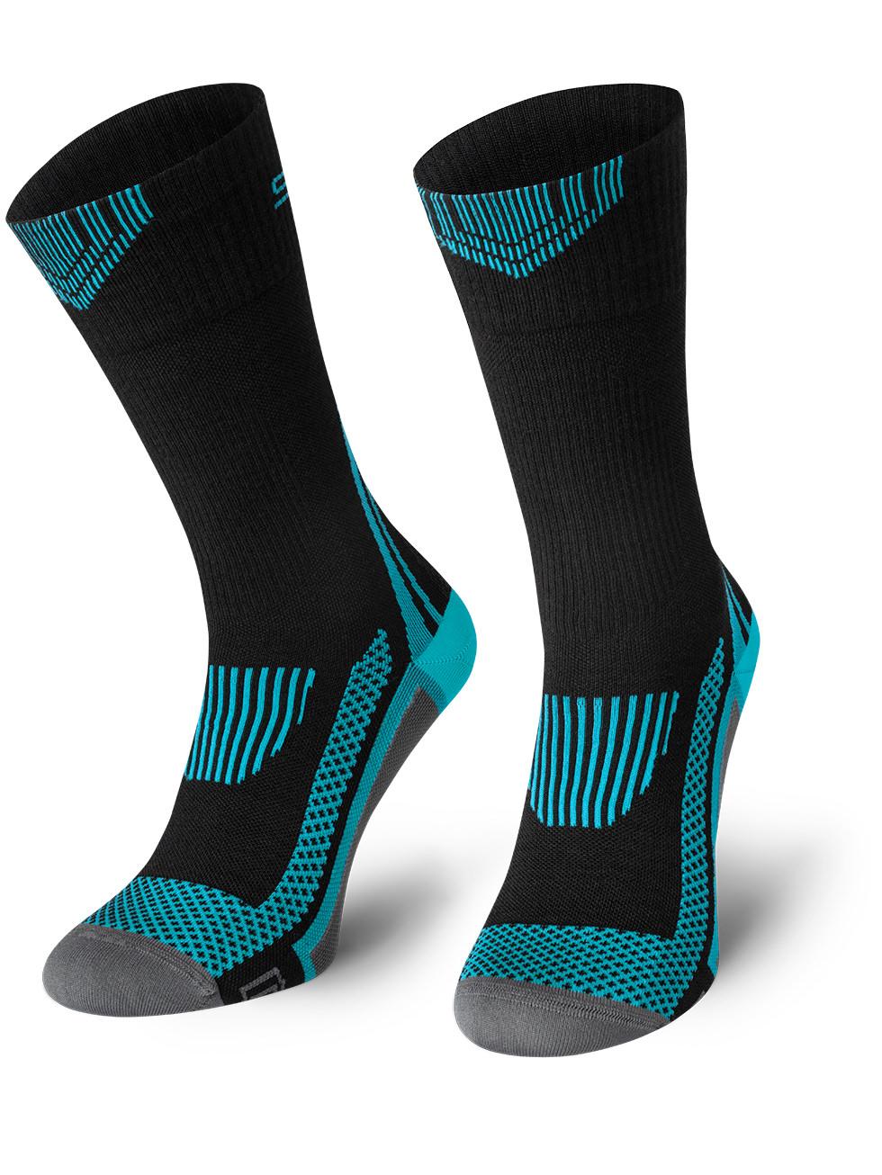Spaio SPAIO Calze da trekking a compressione TACTICAL BLACK/BLUE