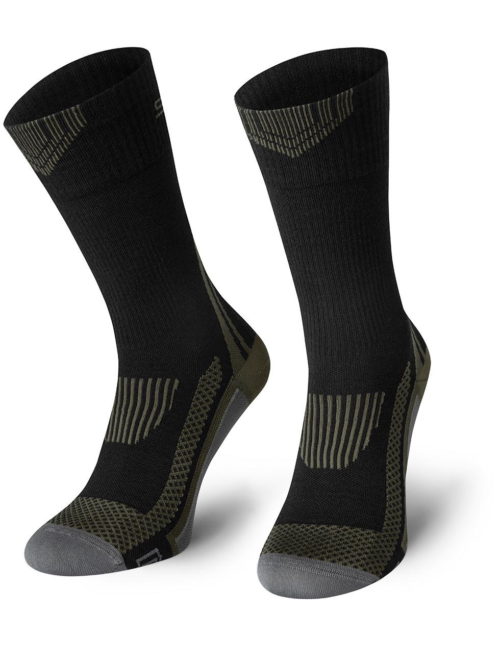 Spaio SPAIO Calze da trekking a compressione TACTICAL BLACK/KHAKI