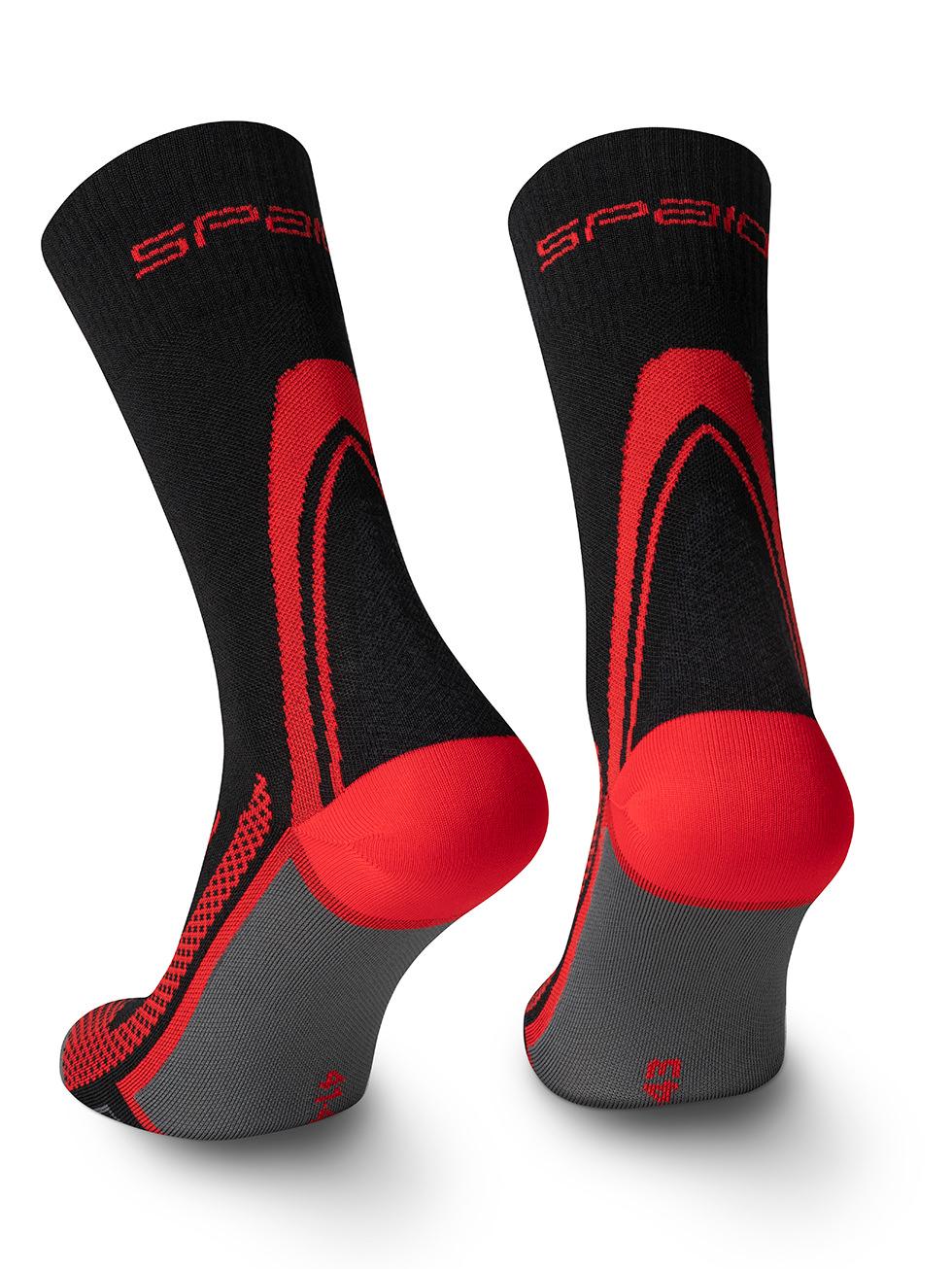Spaio SPAIO Calze da trekking a compressione TACTICAL BLACK/RED In Saldo