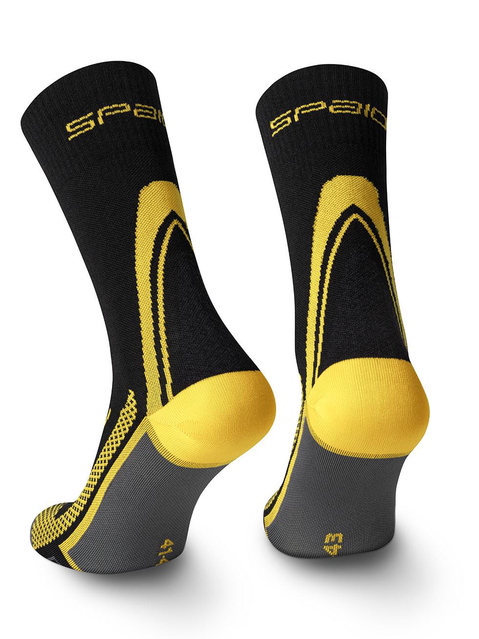 Spaio SPAIO Calze da trekking a compressione TACTICAL BLACK/YELLOW Nuova