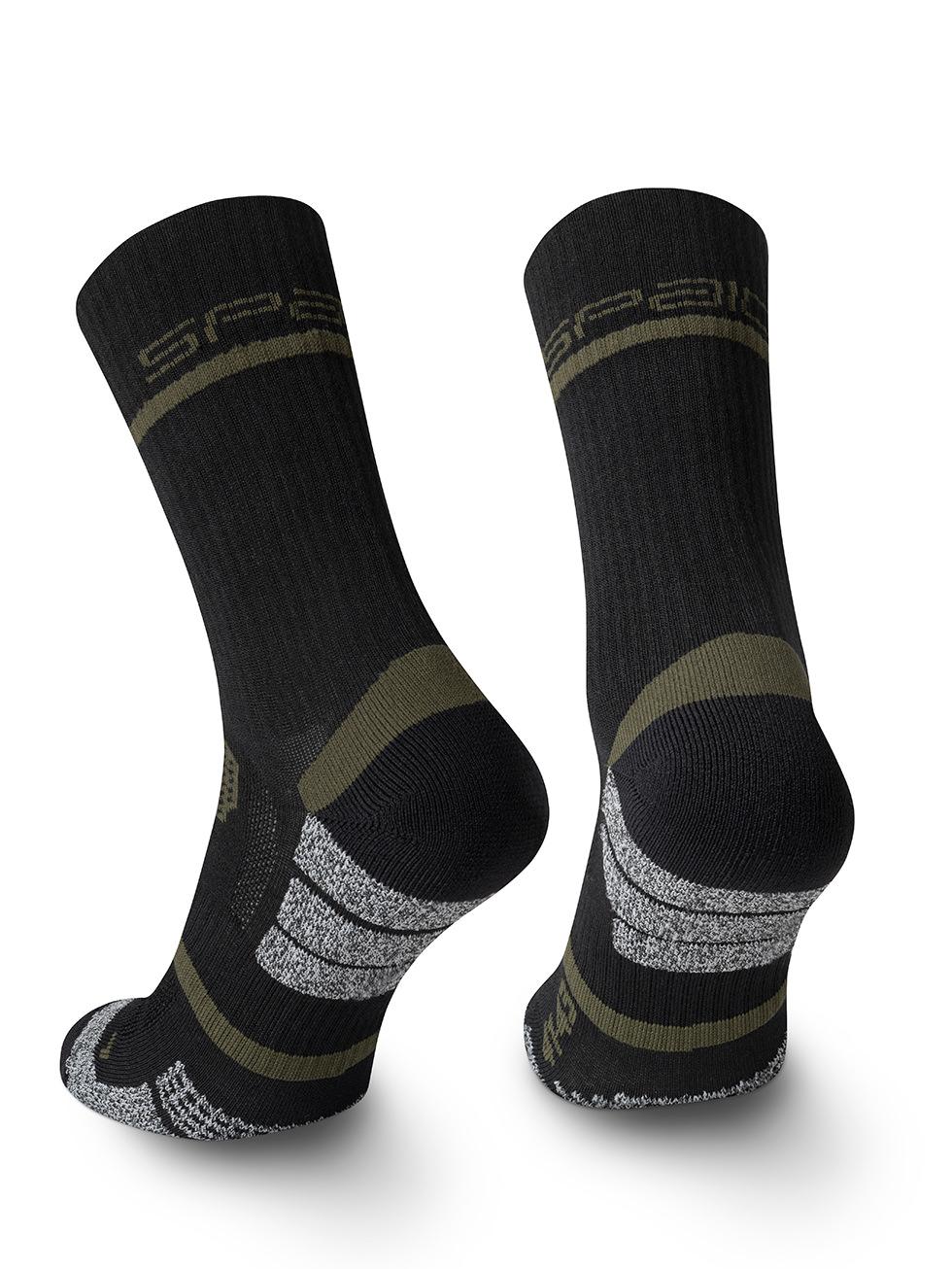 Spaio SPAIO CALZINI DA TREKKING TREKKING SOCKS ALPHA BLACK/KHAKI Italy