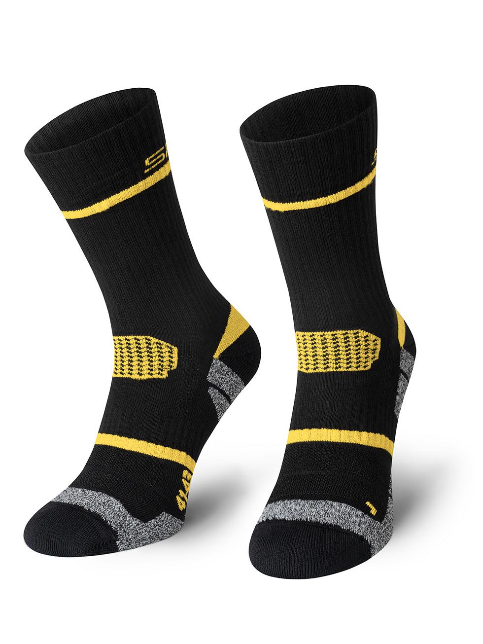 Spaio SPAIO CALZINI DA TREKKING TREKKING SOCKS ALPHA BLACK/YELLOW