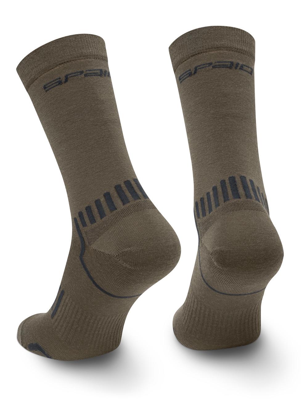 Spaio SPAIO CALZINI DA TREKKING ALPHA 02 KHAKI/ BLACK Qualità