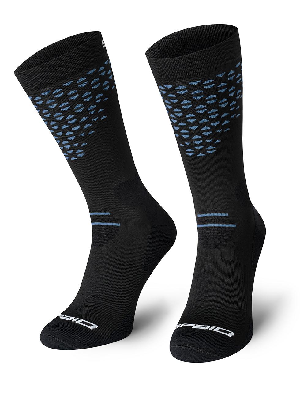 Spaio SPAIO CALZINI DA TREKKING TREKKING SOCKS FIERCE BLACK/BLUE