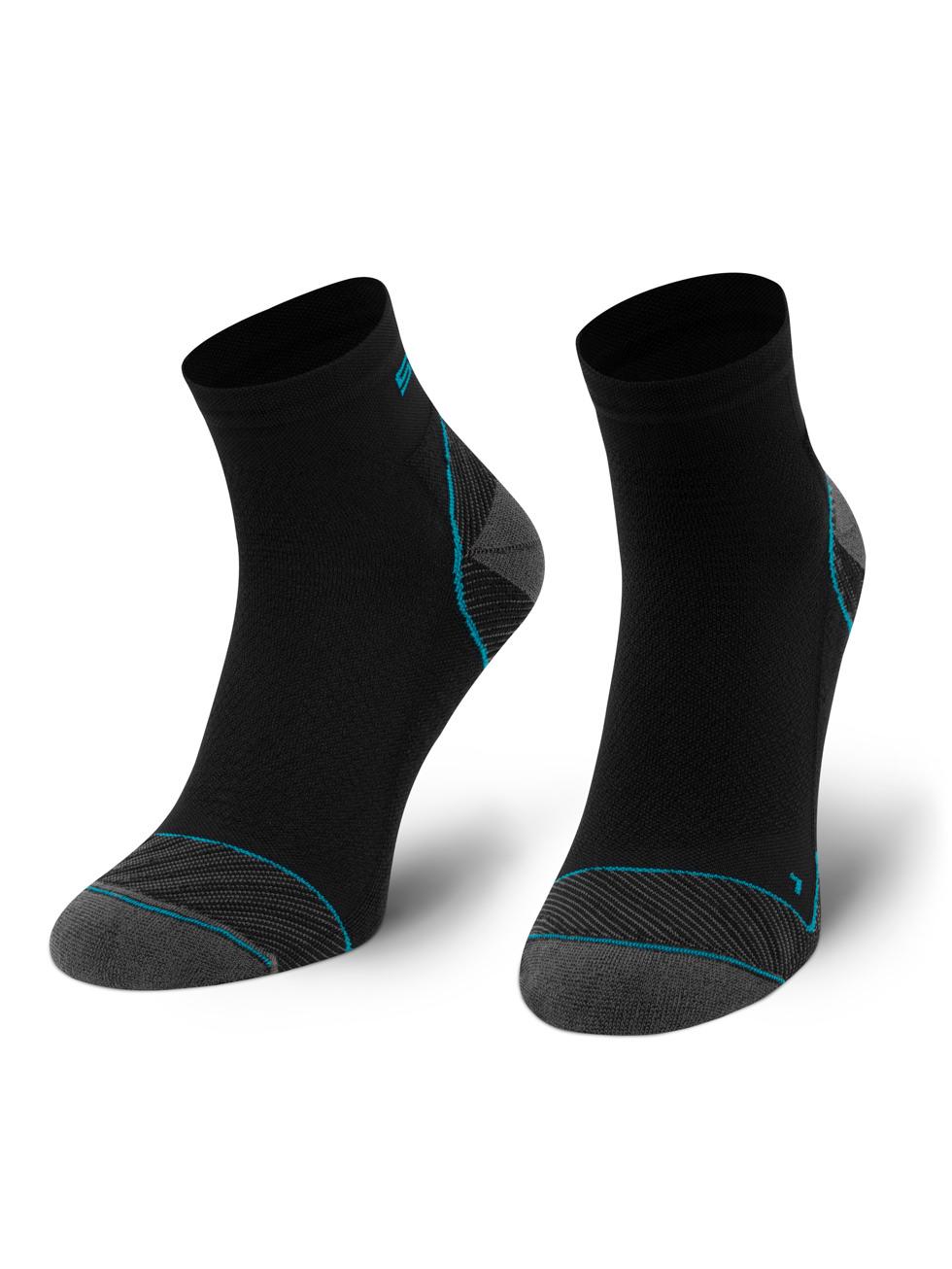 Spaio SPAIO SKARPETY RUNNING 03 BLACK/BLUE Promozione Limitata