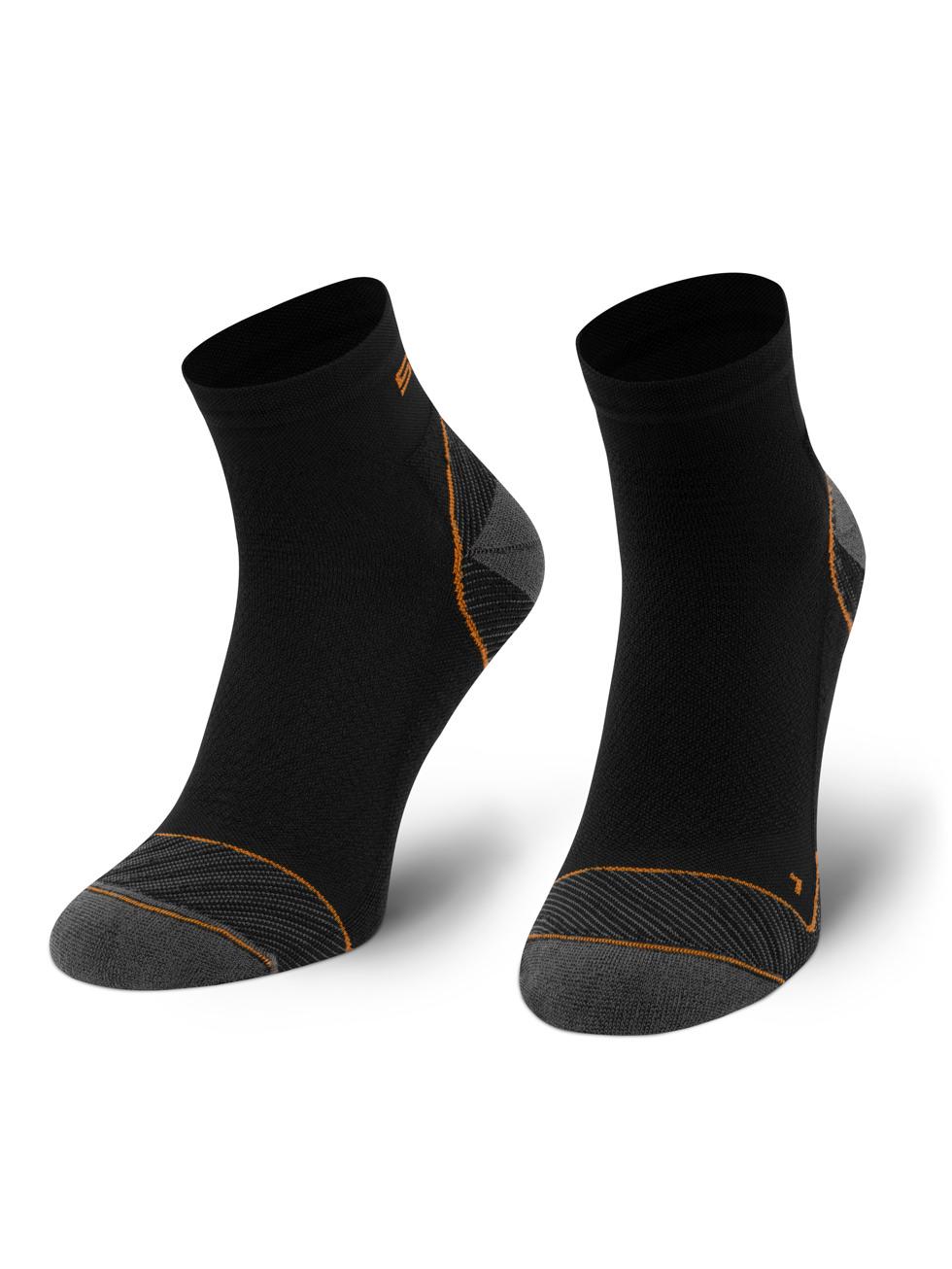 Spaio SPAIO CALZINI DA CORSA RUNNING 03 BLACK/ORANGE