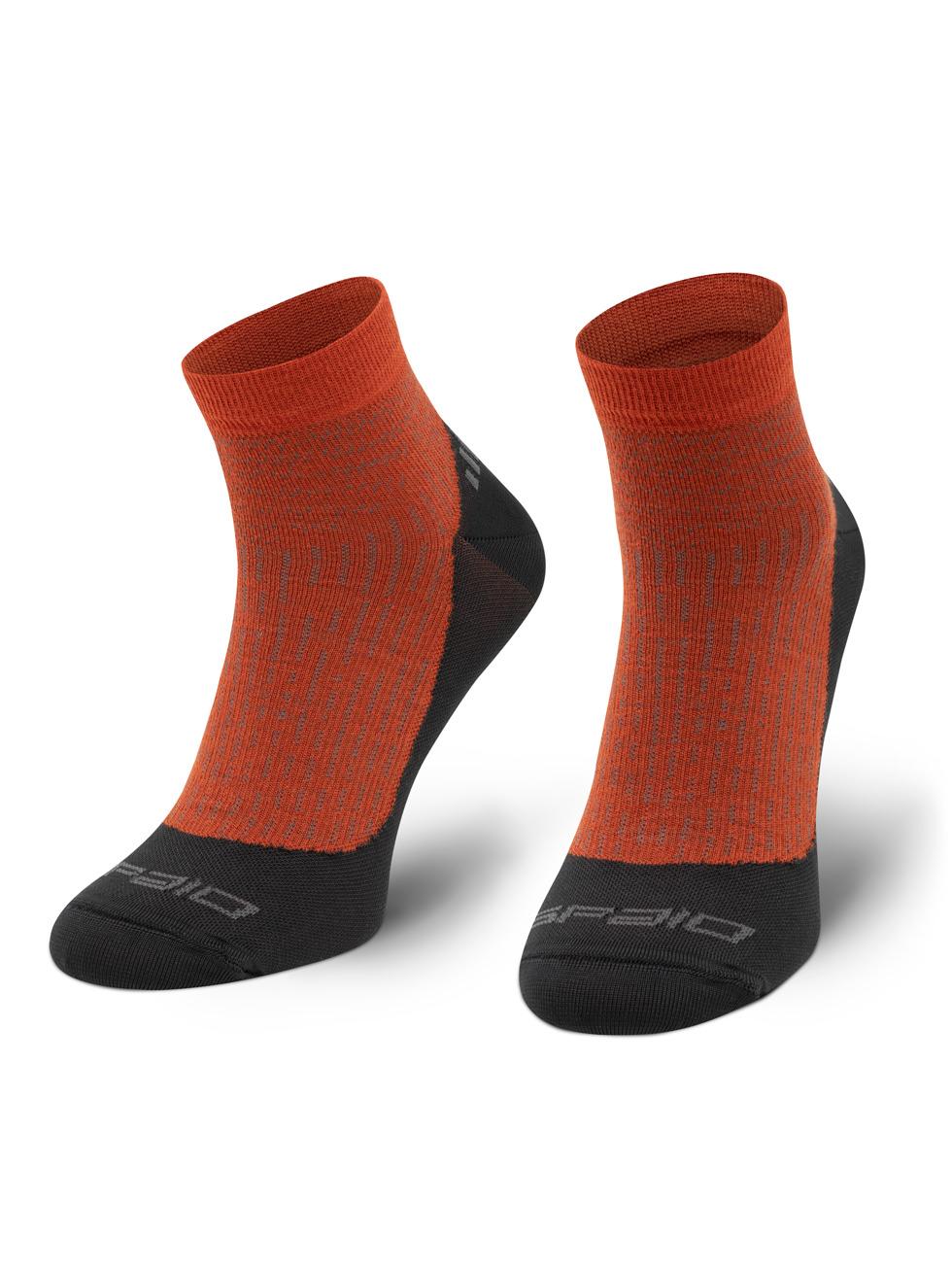 Spaio SPAIO CALZINI DA TREKKING CONFIDENCE BLACK/ ORANGE