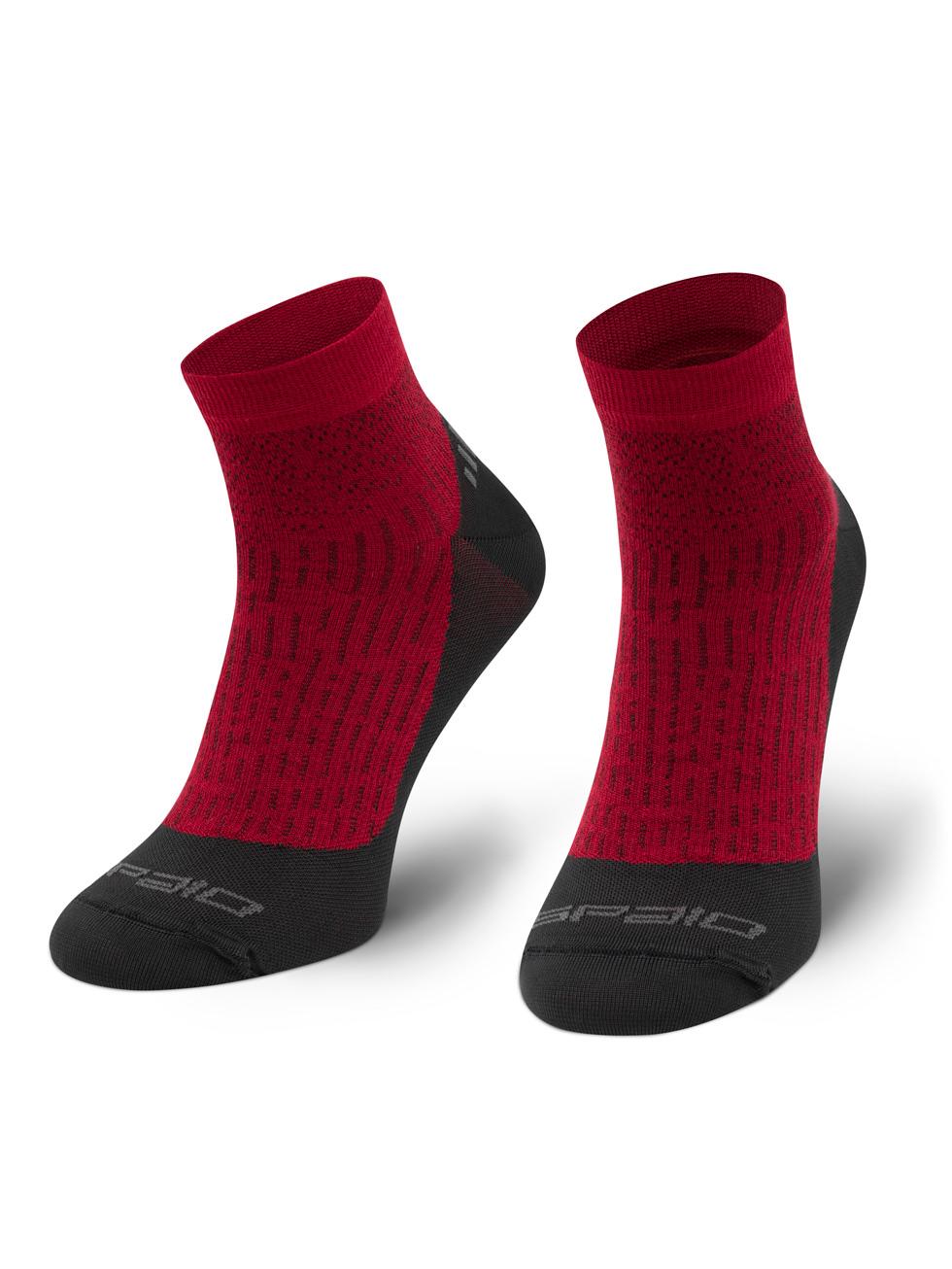 Spaio SPAIO CALZINI DA TREKKING CONFIDENCE BLACK/ BURGUNDY Presa