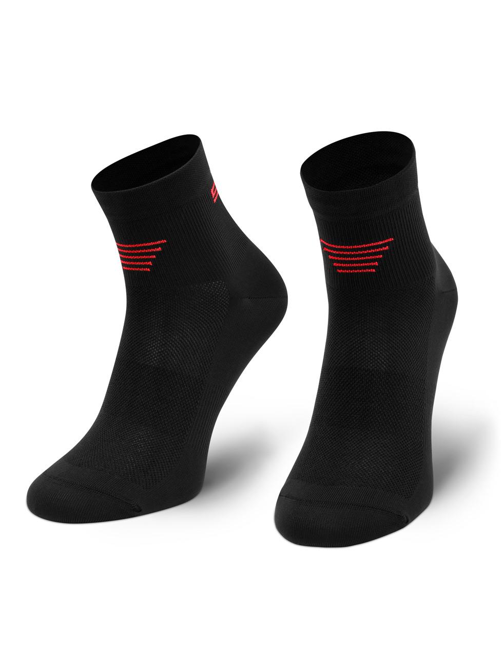 Spaio SPAIO CALZINI DA CORSA RUNNING 01 BLACK/ RED Outlet