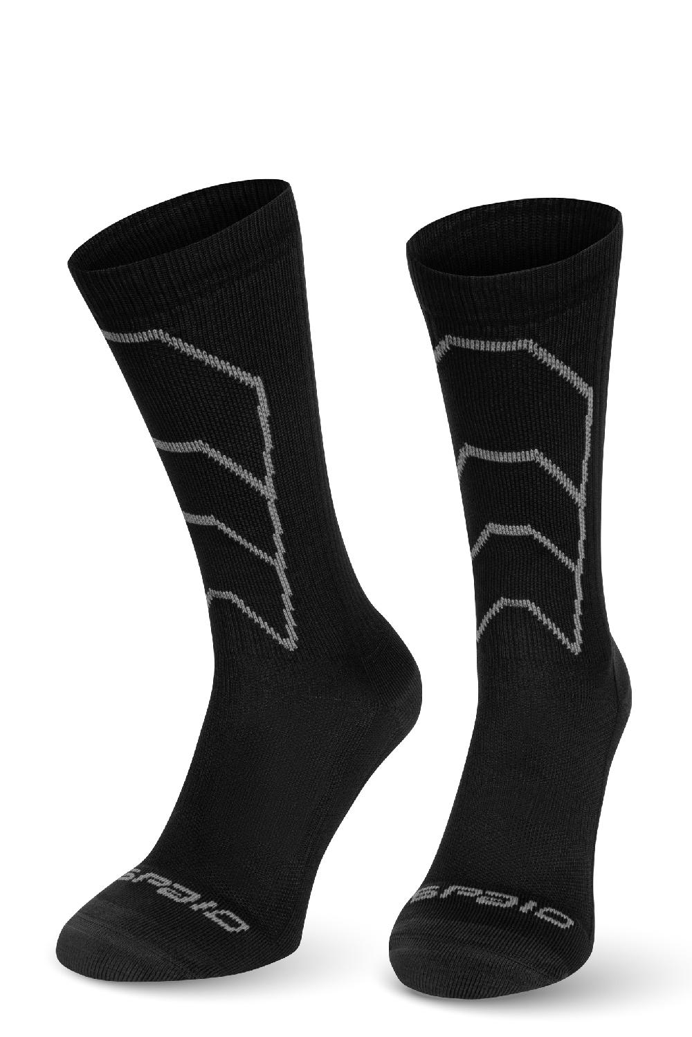 Spaio CALZE A COMPRESSIONE "RAPID" NERO/GRIGIO Negozio