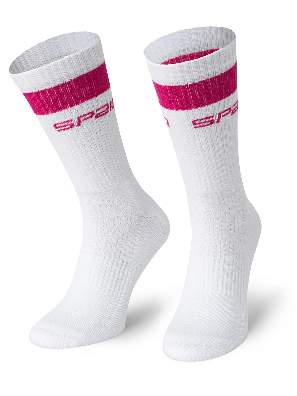 Spaio CALZINI SPAIO FLEX 02 WHITE/VIVA MAGENTA Acquista Ora