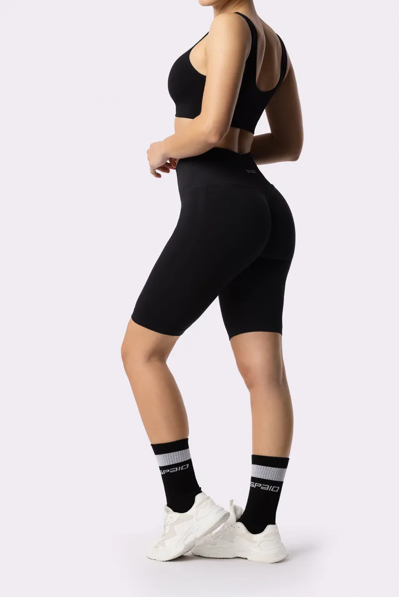 Spaio SPAIO ADAPT BIKER SHORTS BLACK BLACK Fino Al -60%