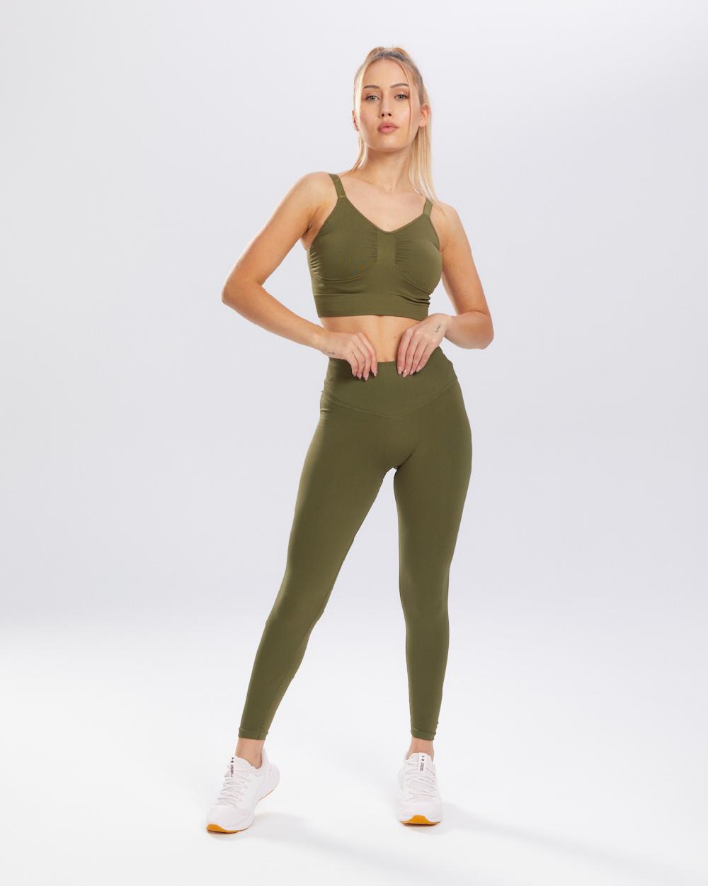 Spaio SPAIO REGGISENO SPORTIVO FLEX KHAKI Offerta