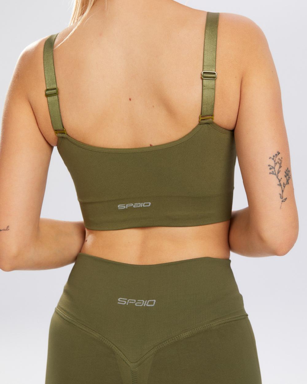 Spaio SPAIO REGGISENO SPORTIVO FLEX KHAKI Offerta
