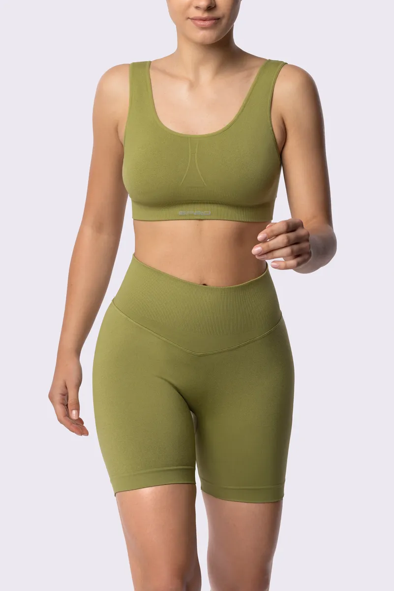 Spaio SPAIO REGGISENO SPORTIVO ADAPT GREEN OLIVE Vendita Calda