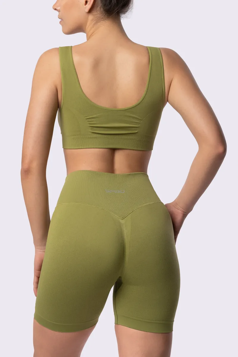 Spaio SPAIO REGGISENO SPORTIVO ADAPT GREEN OLIVE Vendita Calda