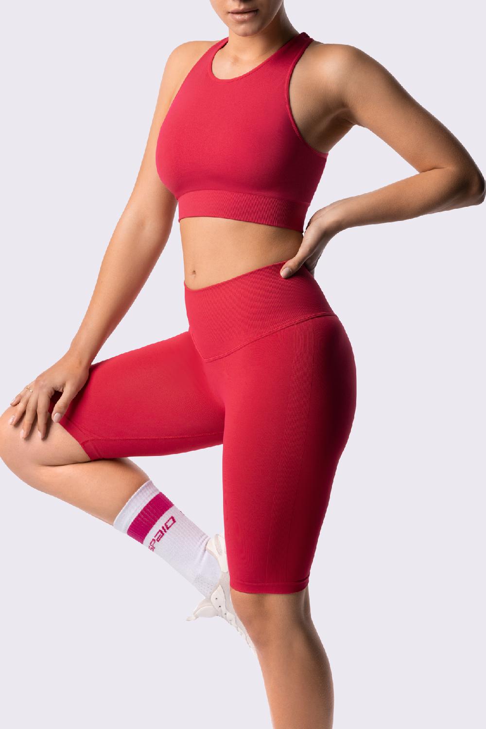 Spaio SPAIO REGGISENO SPORTIVO PERFORMANCE VIVA MAGENTA Nuova