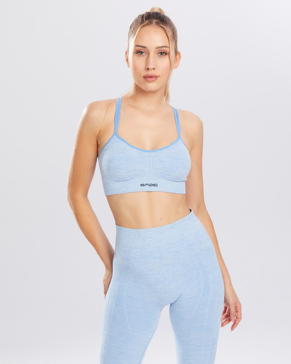 Spaio SPAIO REGGISENO SPORTIVO MELANGE LINCHEN BLUE Italia