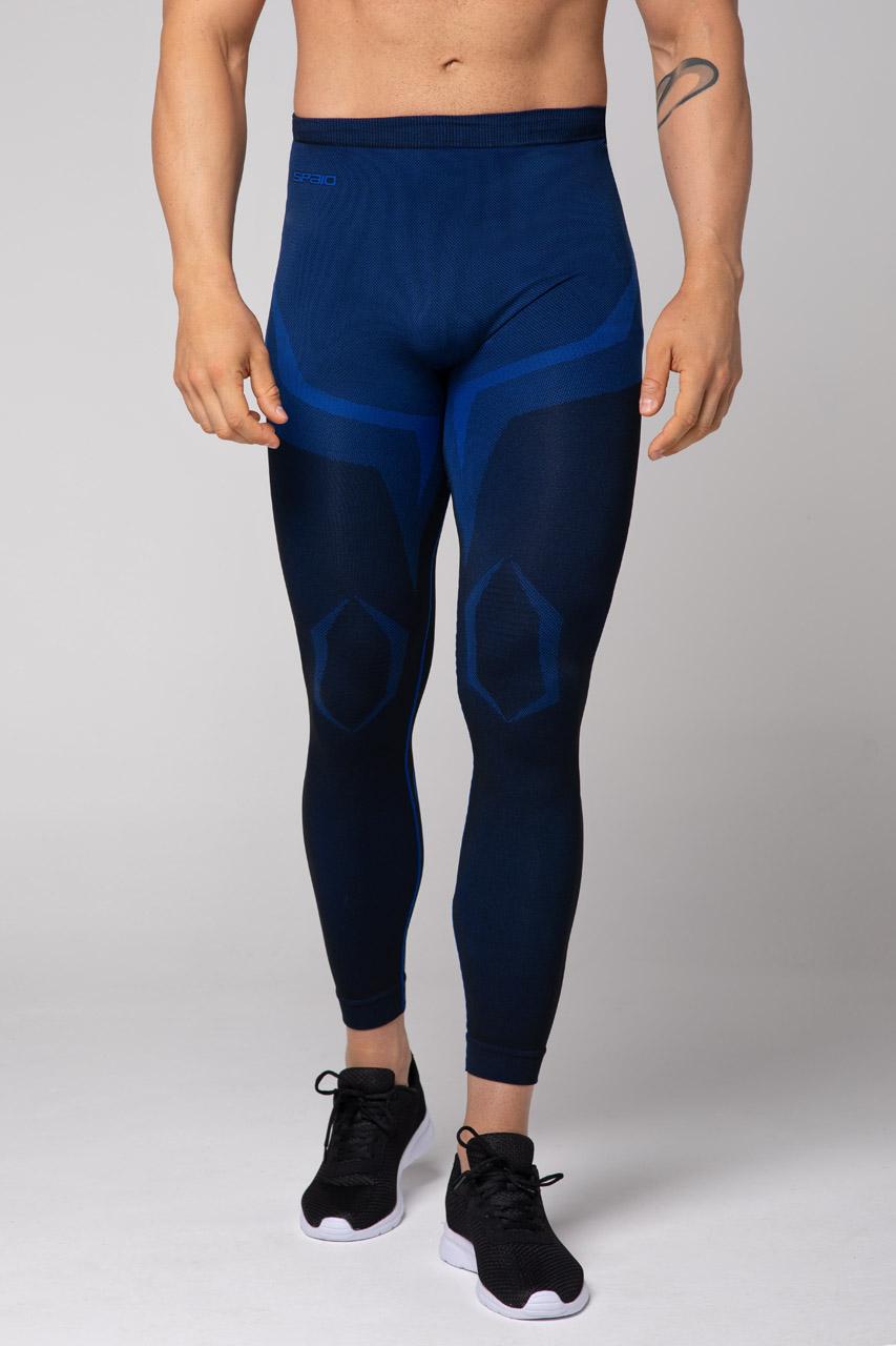 Spaio SPAIO LEGGINGS TERMOATTIVI "CONFIDENCE" NERO/ROYAL BLUE