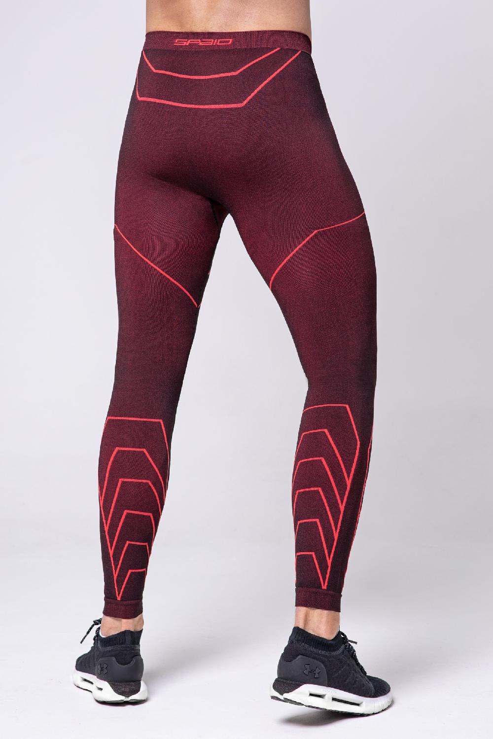Spaio LEGGINGS DA UOMO RAPID BLACK/RED Saldi