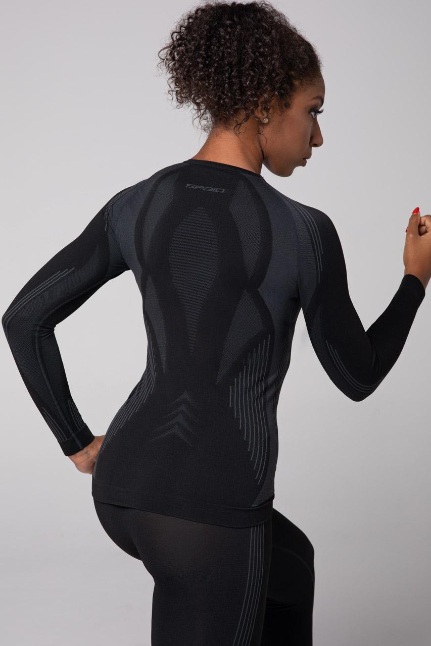 Spaio SPAIO MAGLIA M/L TERMOATTIVA POWERFUL NERO/GRIGIO Only for today