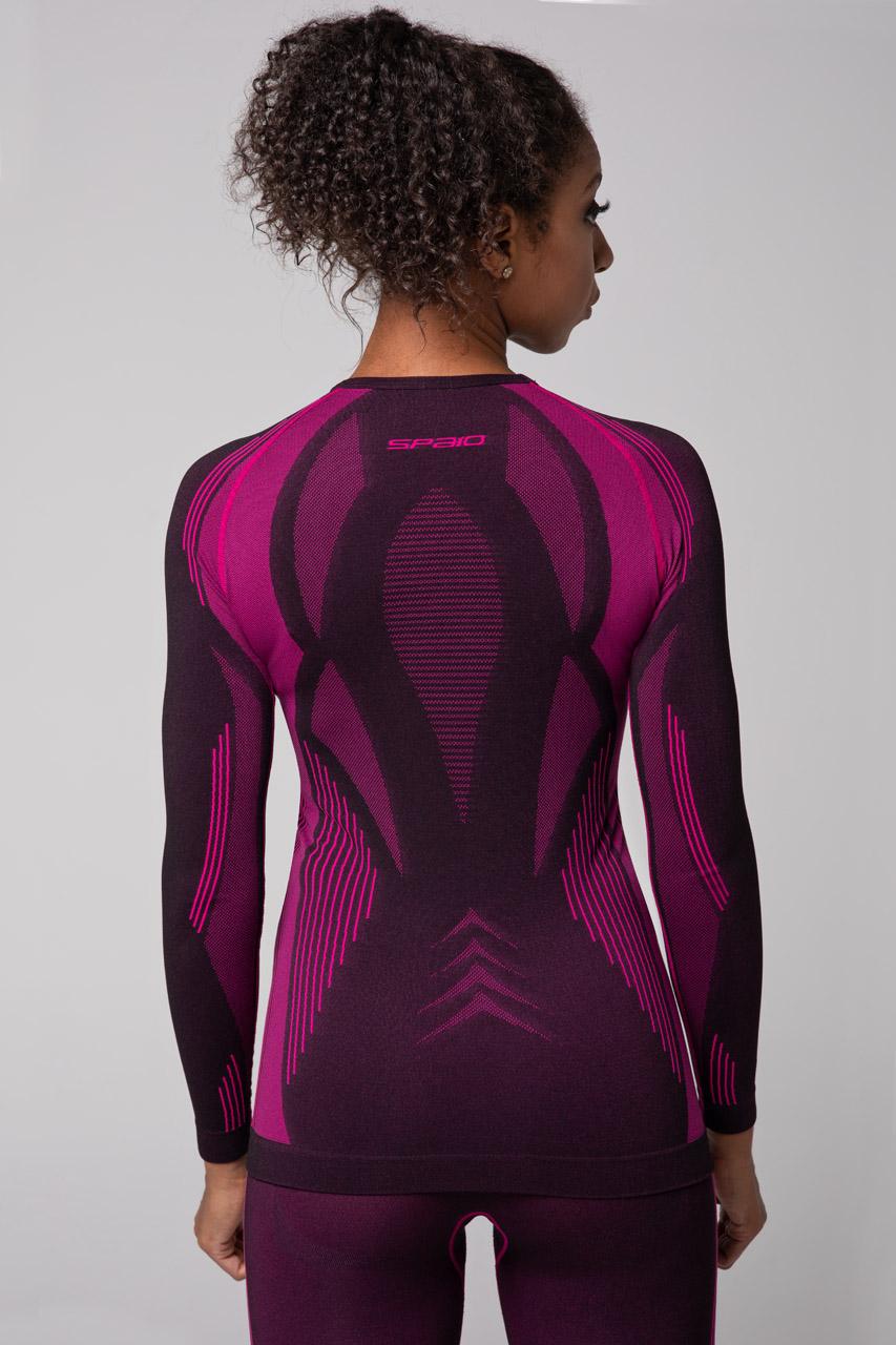 Spaio SPAIO MAGLIA M/L TERMOATTIVA POWERFUL NERO/FUXIA Negozio