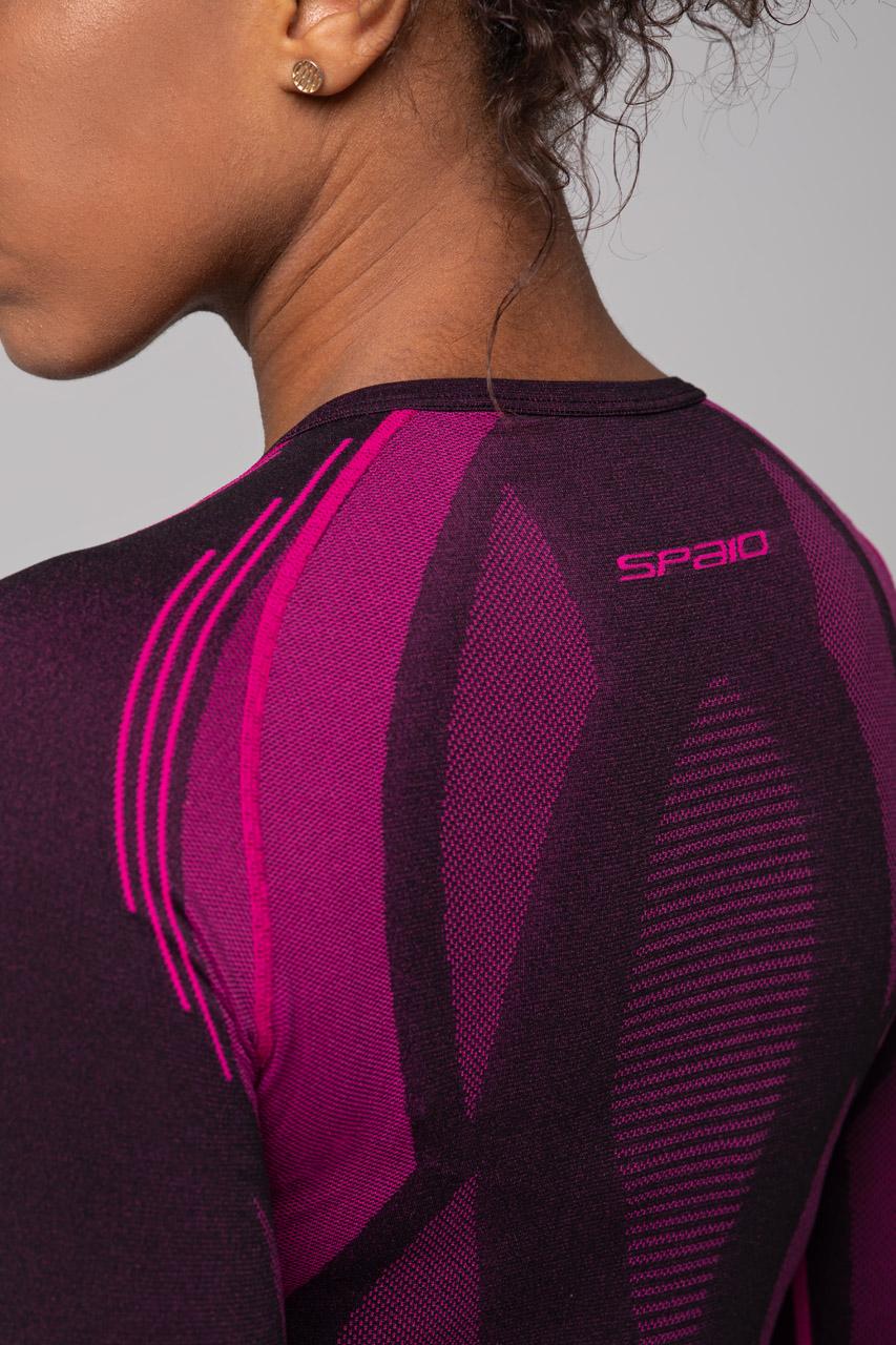 Spaio SPAIO MAGLIA M/L TERMOATTIVA POWERFUL NERO/FUXIA Negozio