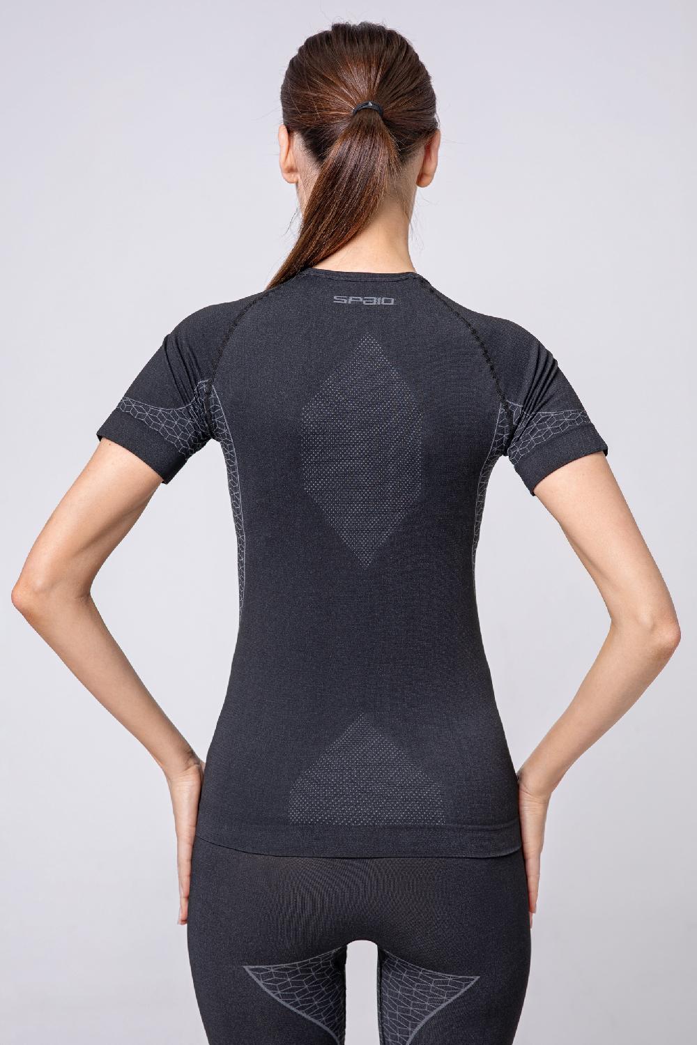 Spaio SPAIO M/C MAGLIA BREEZE DONNA NERO/GRIGIO 2025