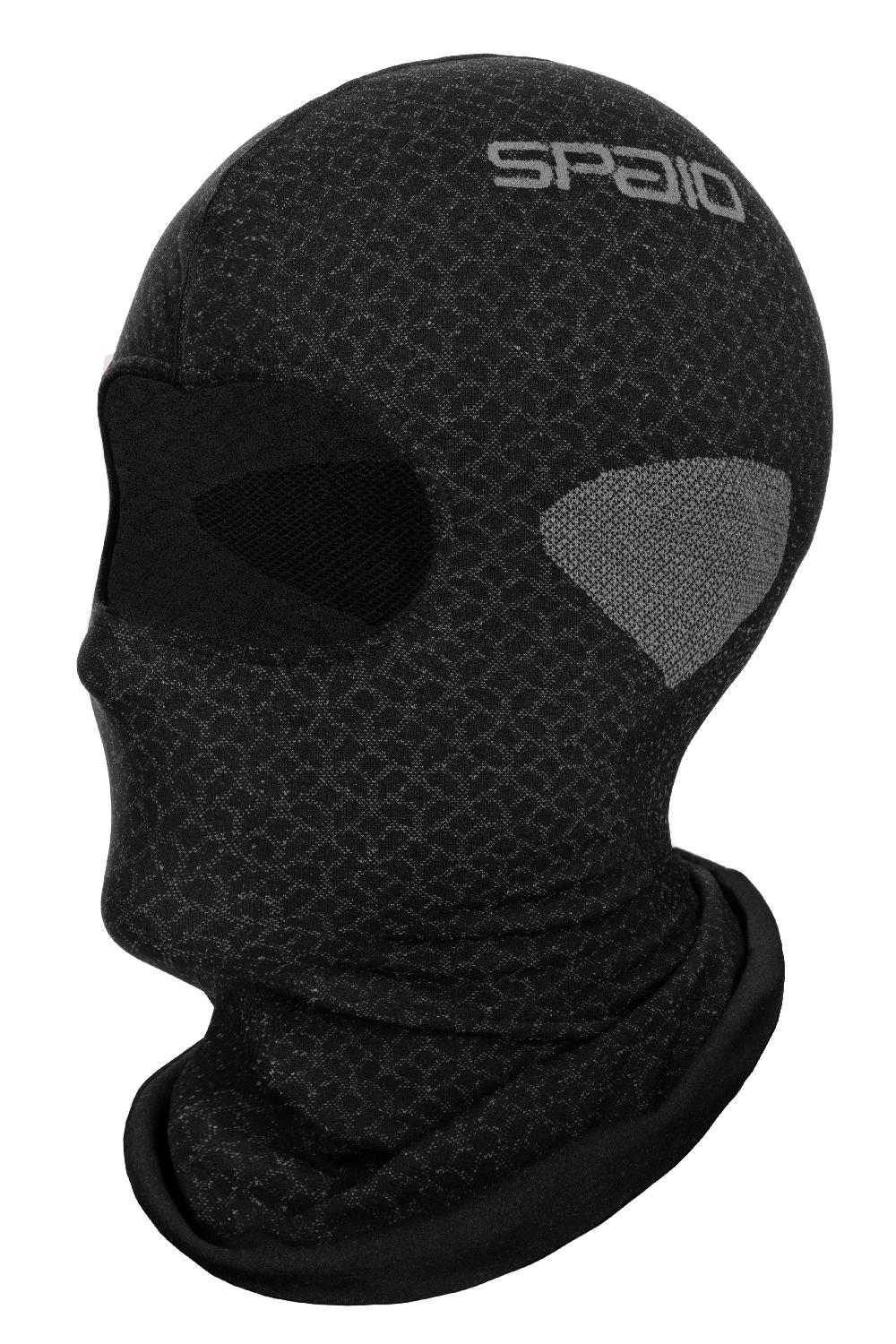 Spaio SPAIO PASSAMONTAGNA "ADRENALINE" NERO/GRIGIO Sconto