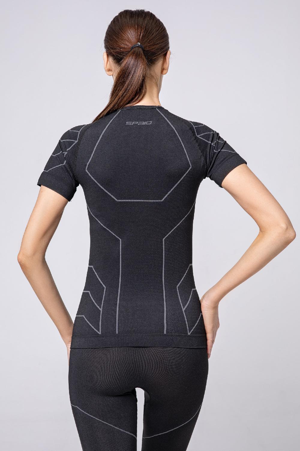 Spaio SPAIO M/C MAGLIA RAPID DONNA NERO/GRIGIO Sottocosto