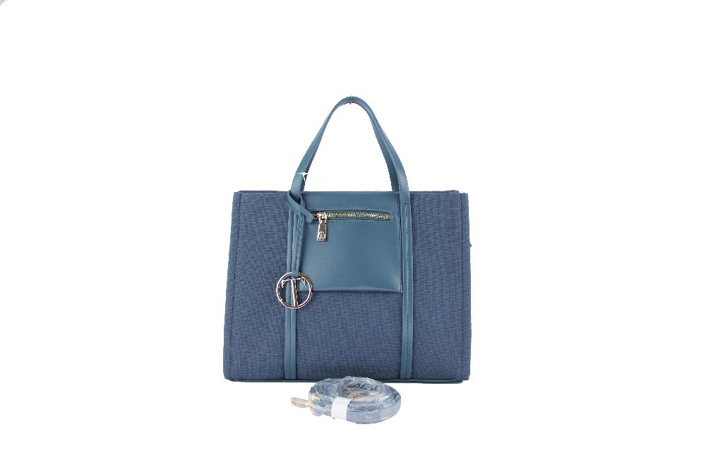 Tata Italia Shopping bag con zip esterna