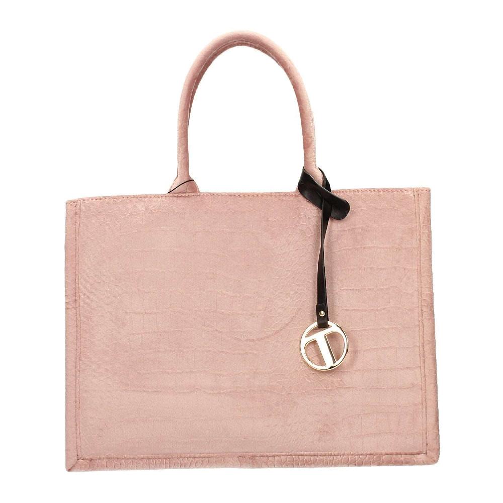 Tata Italia Borsa pied-de-poule beige e marrone Acquista Ora