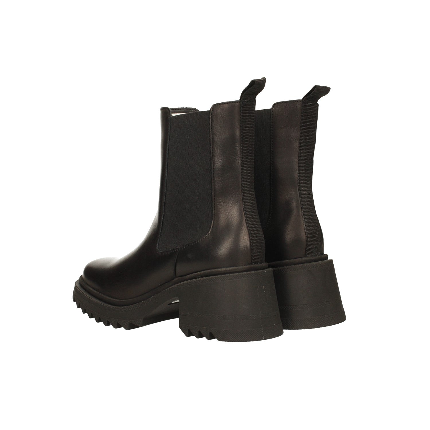Tata Italia Stivaletti in vera pelle con punta squadrata. Tacco alto 6cm Moda