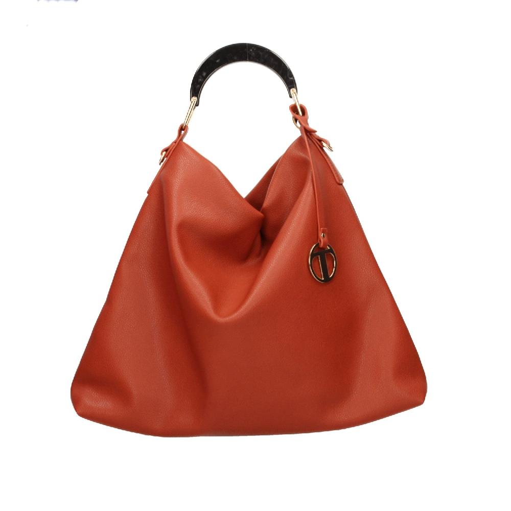 Tata Italia Borsa Hobo con manico verde trasparente Fornitura limitata