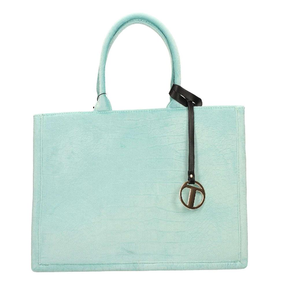 Tata Italia Borsa pied-de-poule beige e marrone Shopping online