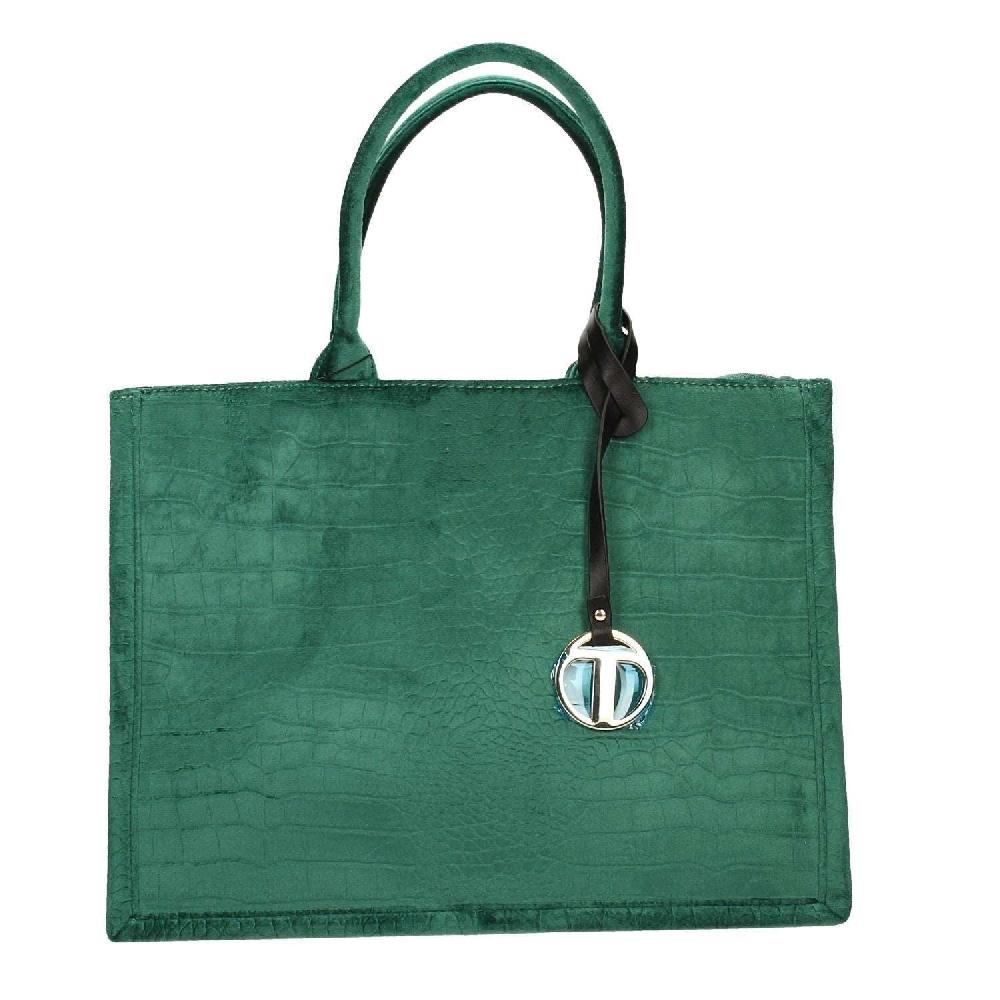 Tata Italia Borsa pied-de-poule beige e marrone Shopping online