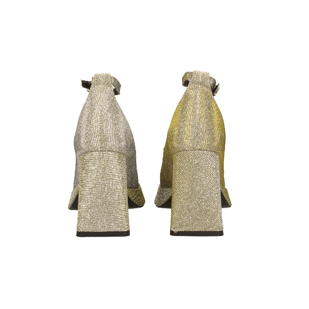 Tata Italia Décolleté glitterate. con punta squadrata e plateau. Made in Italy. Tacco alto 9cm Fino al 60% di sconto