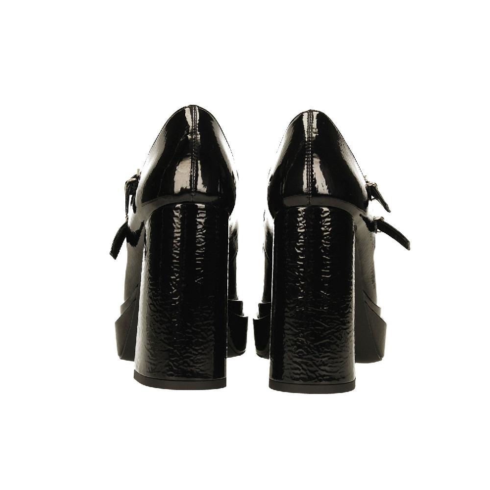 Tata Italia Décolleté in vernice. Made in Italy. con doppio cinturino. Tacco alto 11cm 50% di sconto con spedizione gratuita
