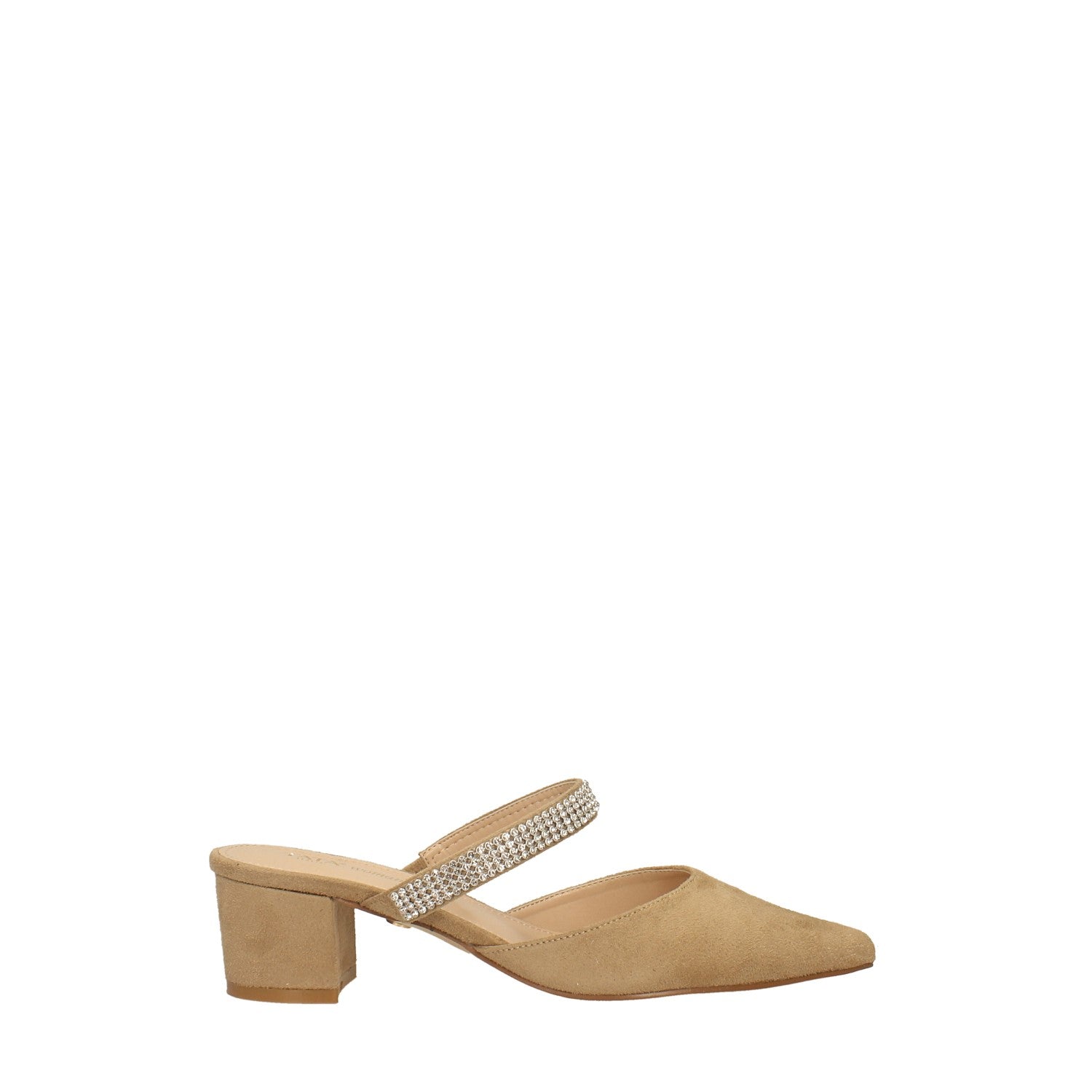 Tata Italia Sabot con cinturino in microstrass. Tacco alto 5cm