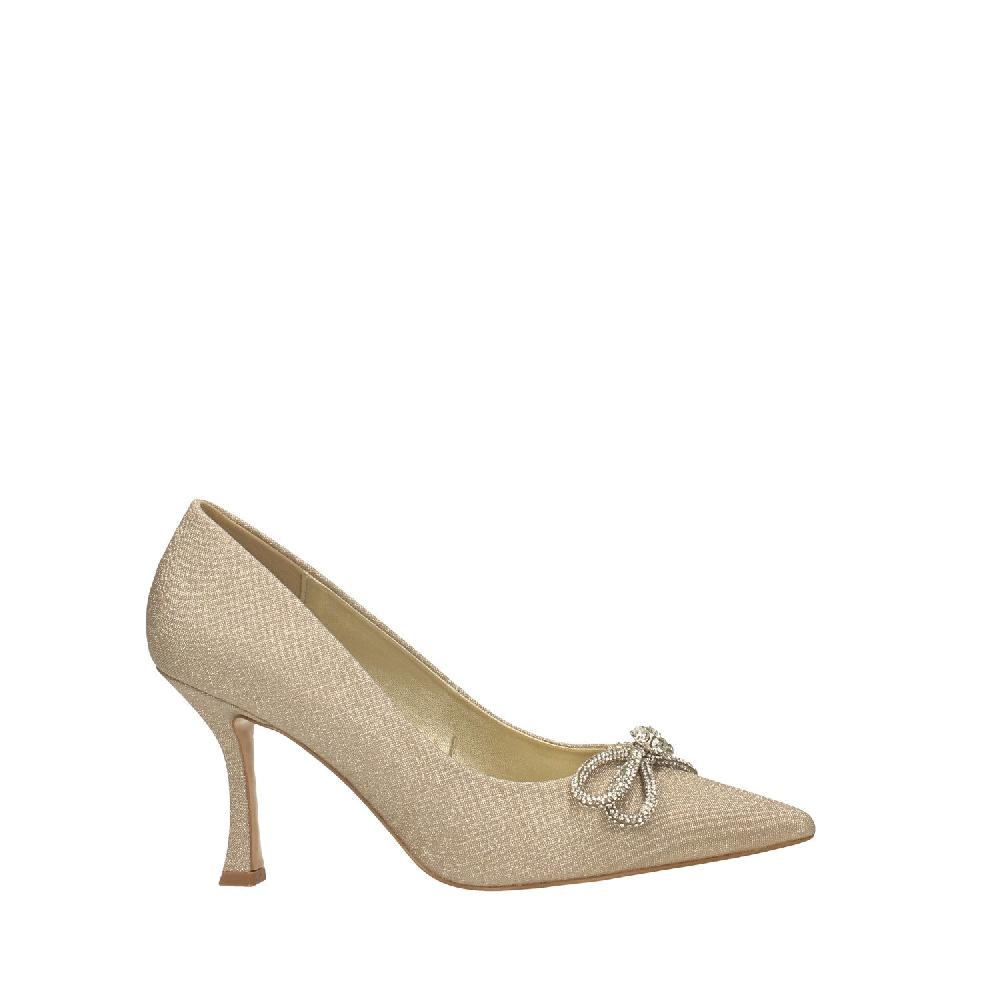Tata Italia Décolleté satin con strass. Tacco alto 9cm Qualità Garantita