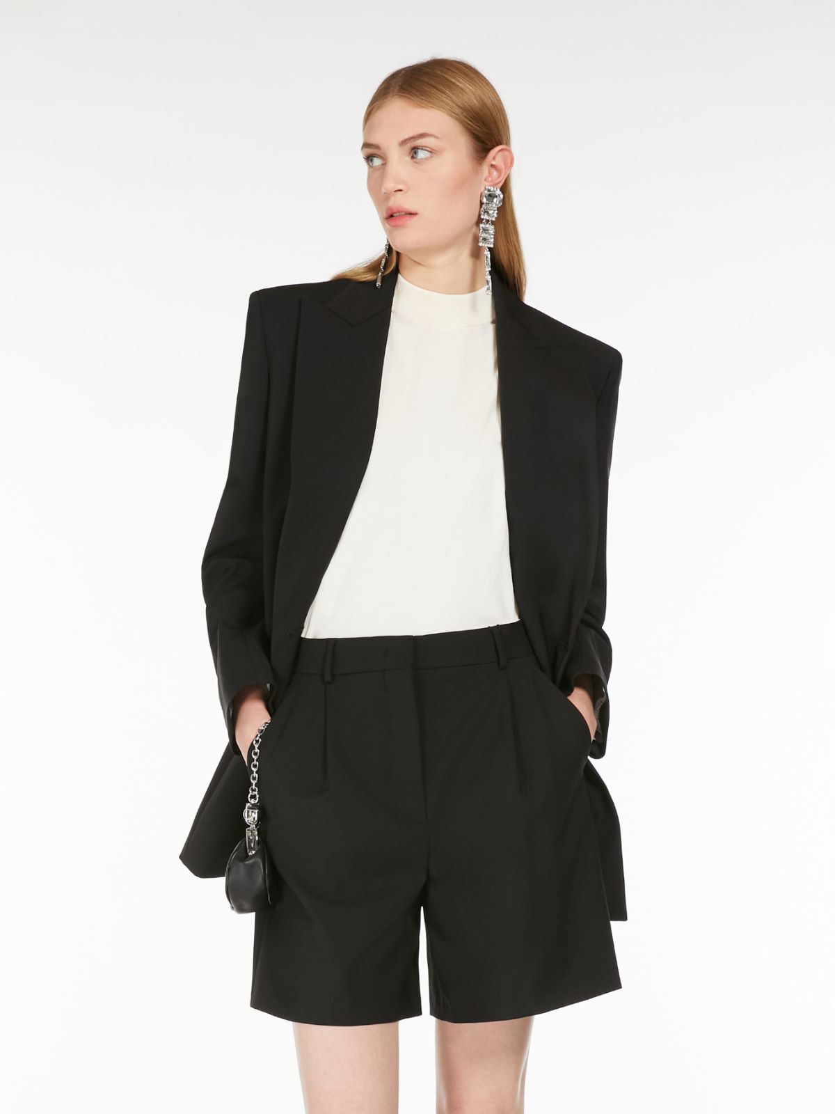 Weekend Blazer doppiopetto in tela di lana Offerta