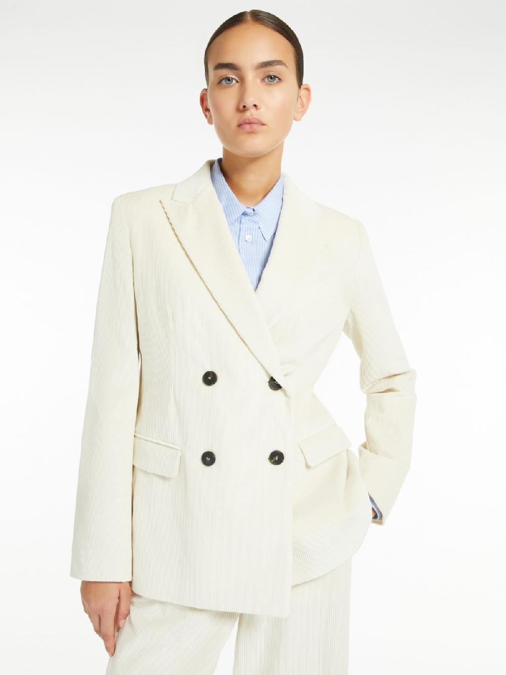 Weekend Blazer doppiopetto in velluto Saldi