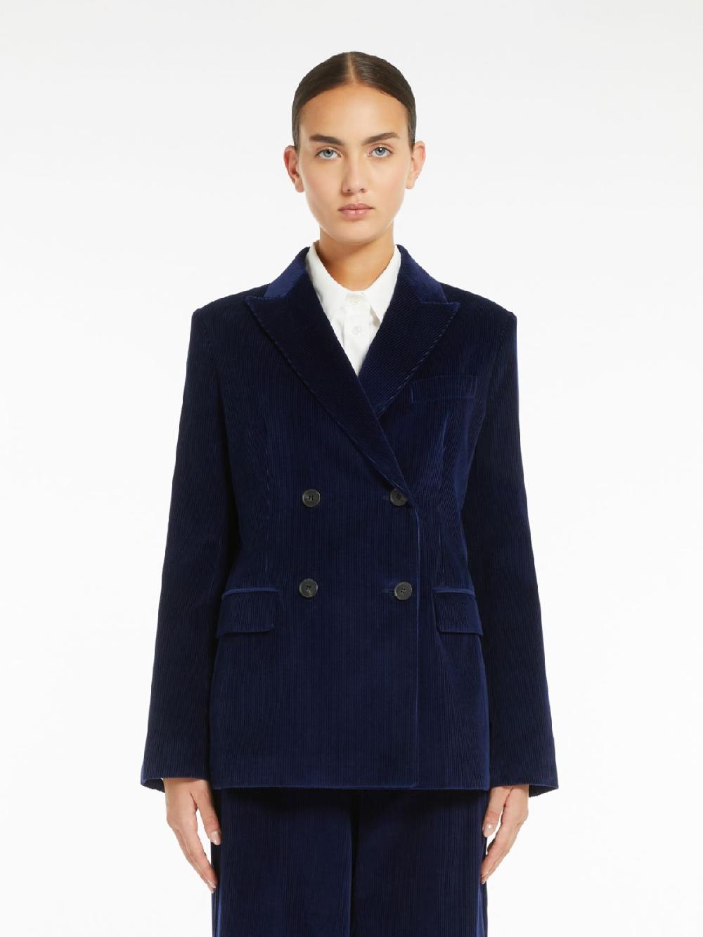Weekend Blazer doppiopetto in velluto Hotsell