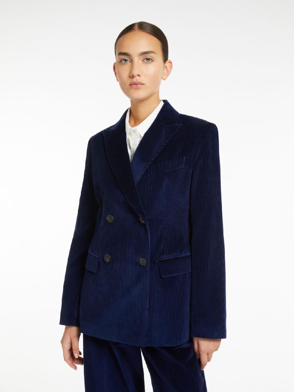 Weekend Blazer doppiopetto in velluto Hotsell