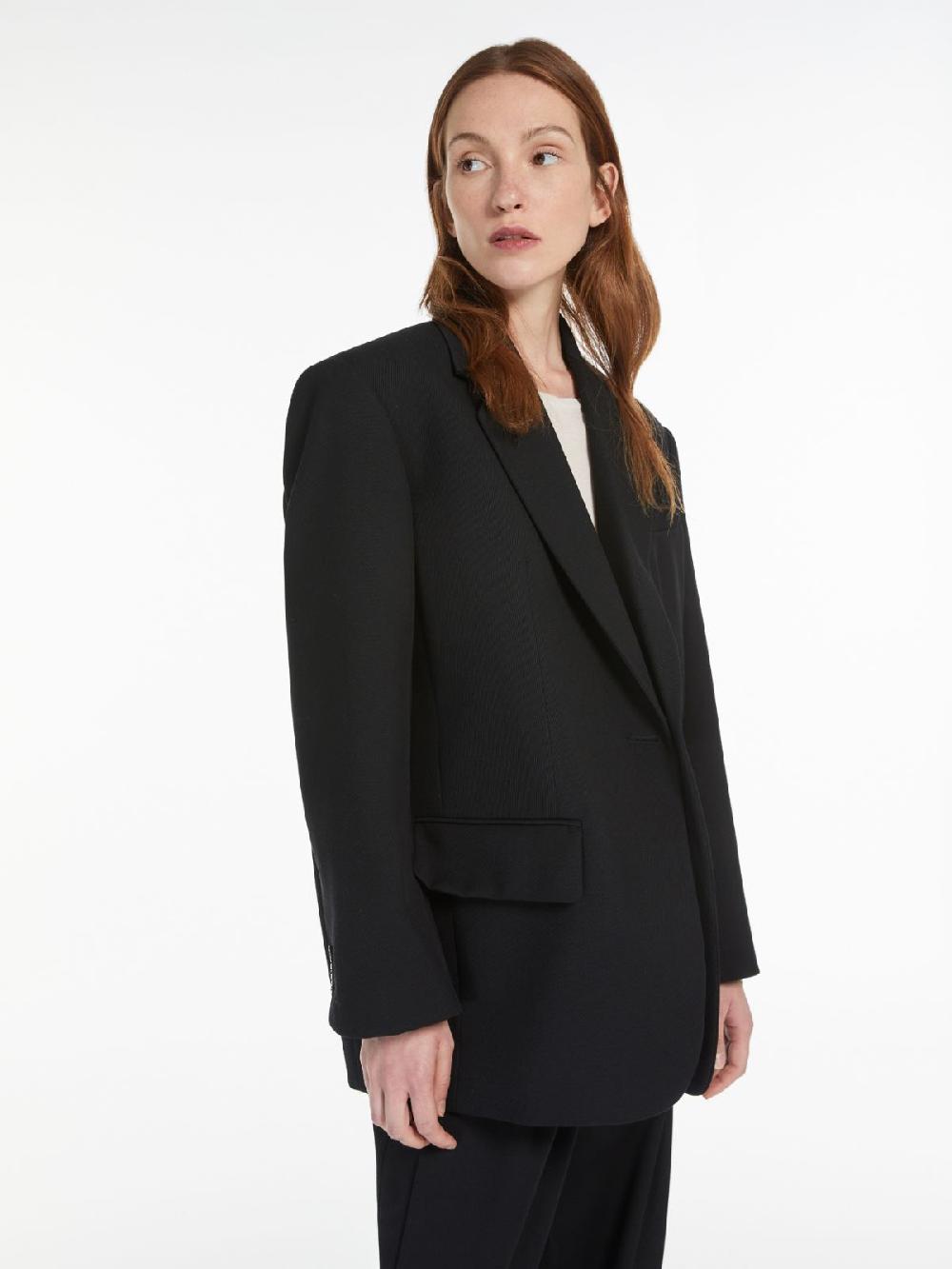 Weekend Blazer oversize in mista lana Vendita Calda