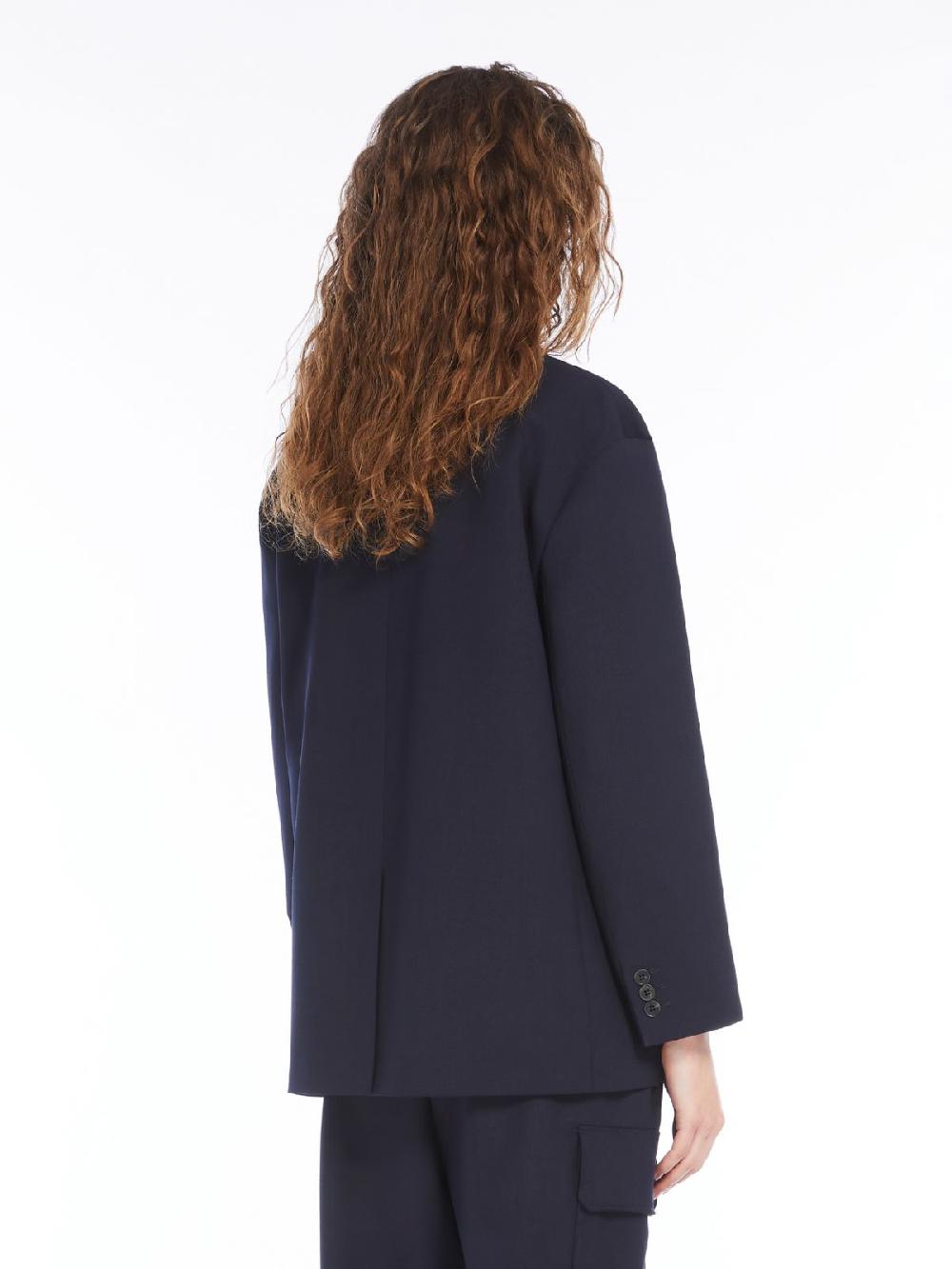 Weekend Blazer over in gabardina mista lana I Più Venduti