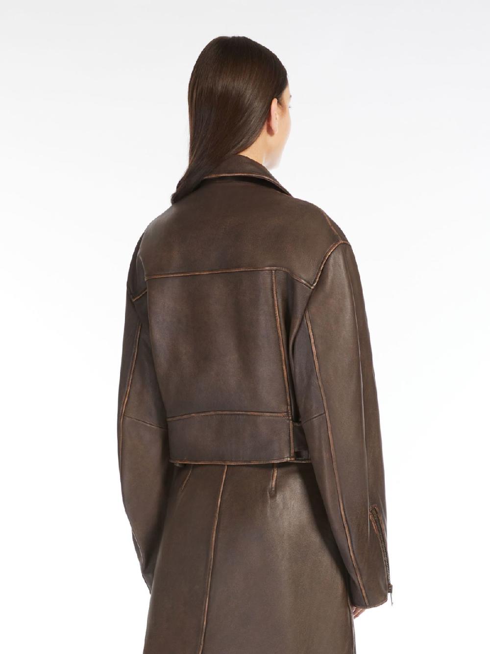Weekend Giacca biker in pelle 2025