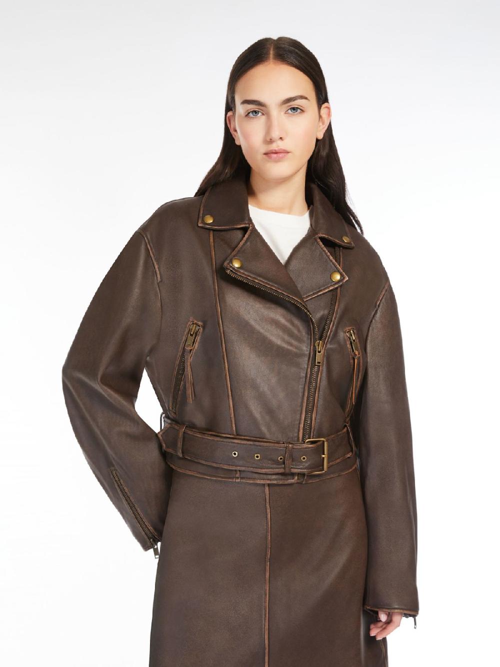 Weekend Giacca biker in pelle 2025