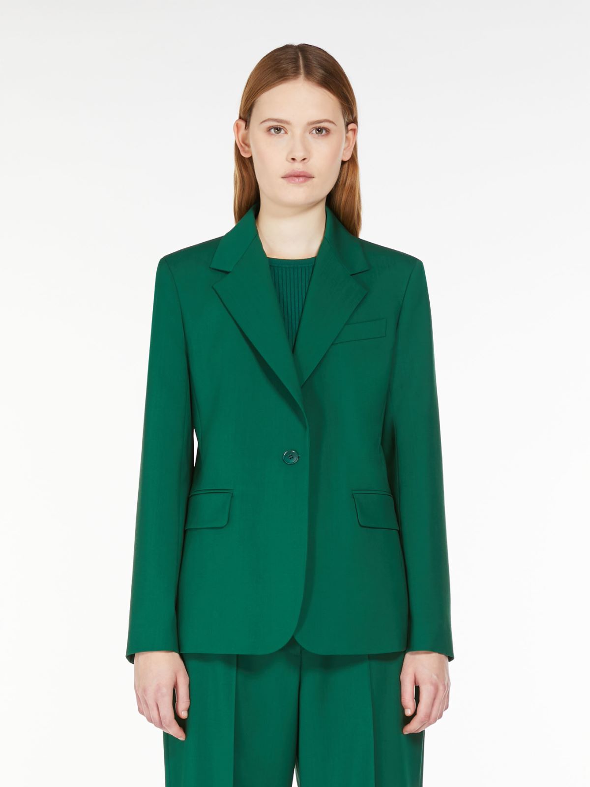 Weekend Blazer in lana natural stretch Nuovo