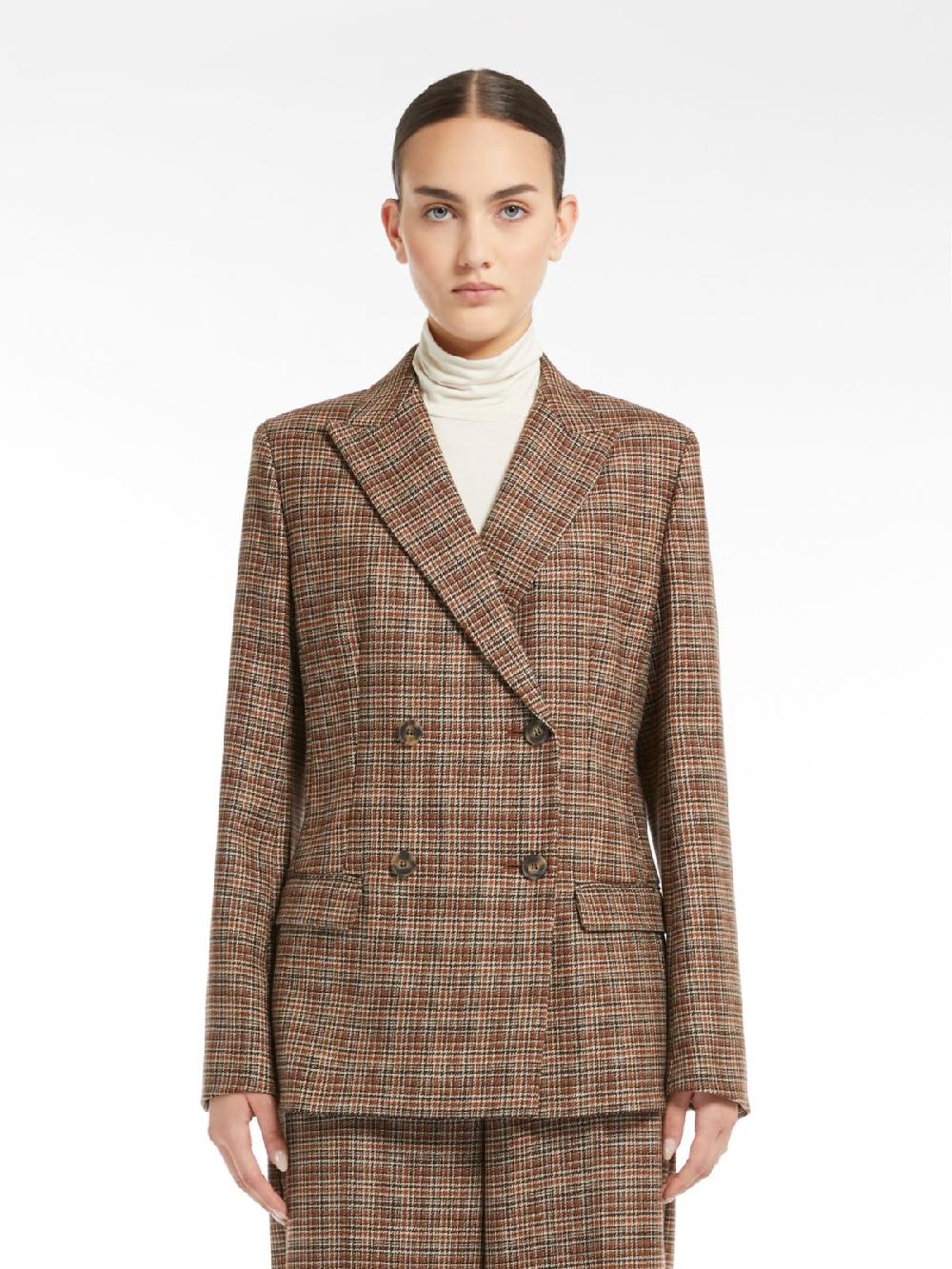 Weekend Blazer in lana disegnata Vendita